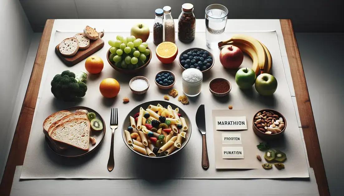 A importância da nutrição na preparação para maratonas A importância da nutrição na preparação para maratonas