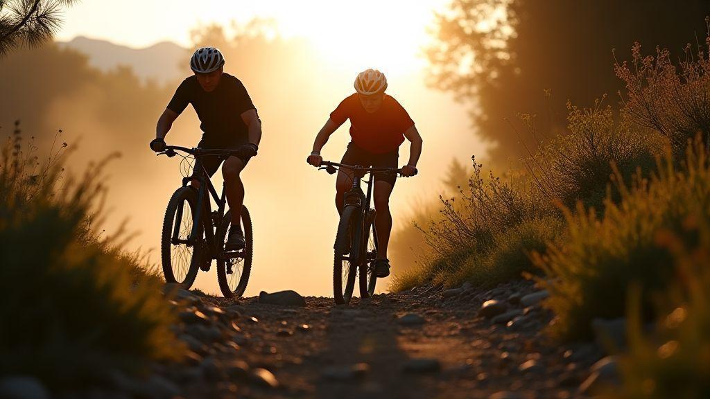 Bicicletas MTB para trilhas com suspensão total pneus tubeless e geometria agressiva Bicicletas MTB para trilhas com suspensão total pneus tubeless e geometria agressiva