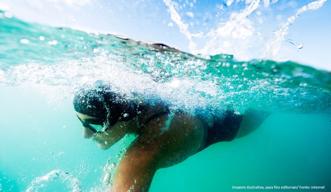 Da piscina ao mar aberto: o desafio técnico e mental da natação em águas abertas