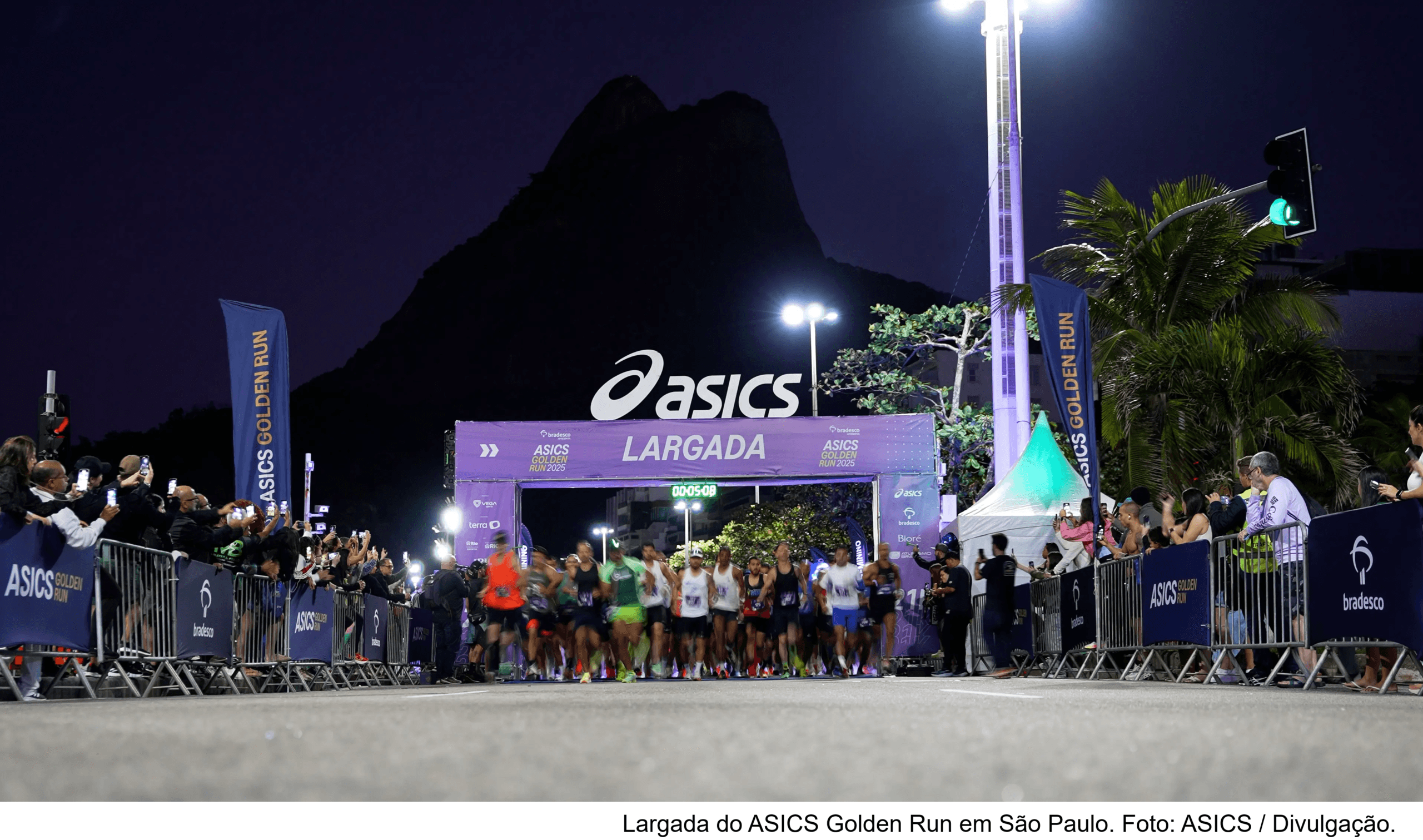 ASICS amplia presença no calendário 2026 com Golden Run e estreia do Run Challenge em novas capitais