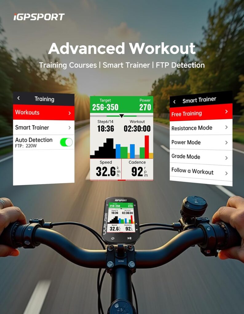 iGPSPORT BSC300 Ciclocomputador, GPS Navegação MAP Off-line Aviso Fora do Curso À prova D'água Computador de Bicicleta/Ciclismo Sem Fio