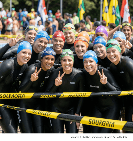 Rainha do Mar 2026 acontece em 22/03 no Posto 5 de Copacabana. Quatro distâncias de águas abertas, Beach Run e Beach Biathlon. O maior festival feminino de esportes de praia do continente.