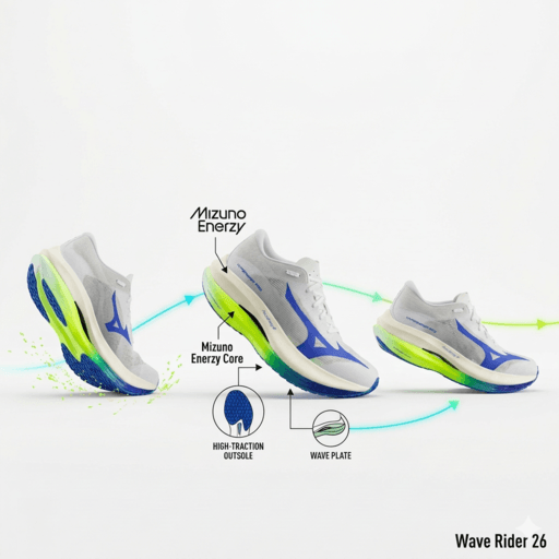 Mizuno Hyperwarp chega como opção de treino rápido e versátil para corredores que buscam ritmo e eficiência