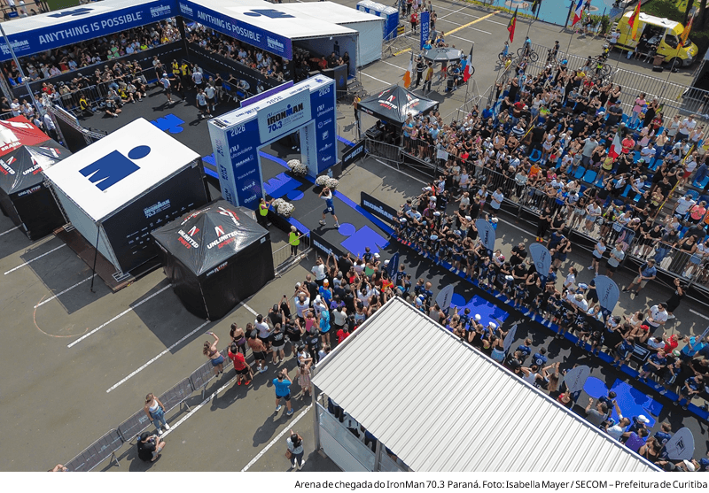 Ironman 70.3 Paraná movimenta Curitiba e abre temporada do triathlon no Brasil