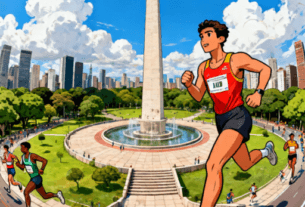 São Paulo corre inteira neste domingo: centro histórico, Marginal Pinheiros e a Mooca na mesma manhã 26 de abril, três provas, três regiões, três experiências. Do Obelisco ao Pacaembu, da Ponte Estaiada à Mooca — São Paulo entrega tudo o que tem para quem calçou o tênis esta semana.