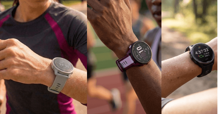 A linha Garmin Forerunner responde a essa pergunta melhor do que qualquer outra no mercado. São modelos construídos de dentro para fora para corredores: não smartwatches que correm, mas ferramentas de performance com uma faixa de preço que vai do acessível ao premium técnico.