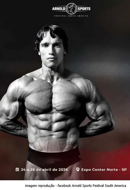 Arnold Amateur South America 2026: o maior palco do fisiculturismo brasileiro distribui pro cards este fim de semana no Expo Center Norte