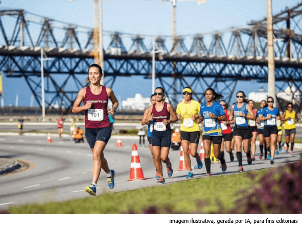 Florianópolis abre o Brasileiro de Corrida de Rua com 12 mil corredores na Beira-Mar
