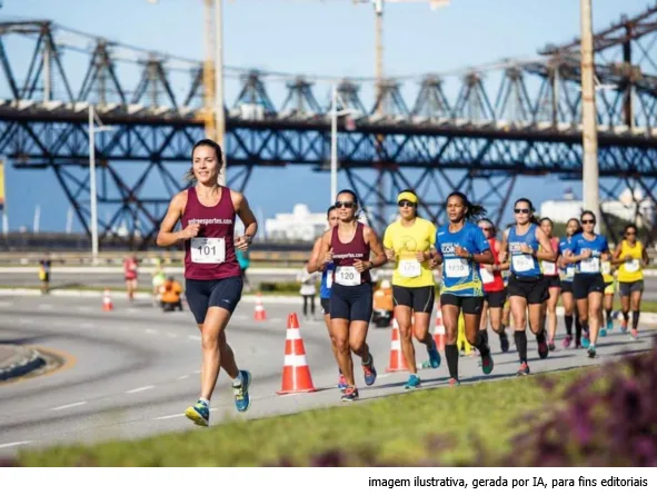 Florianópolis abre o Brasileiro de Corrida de Rua com 12 mil corredores na Beira-Mar
