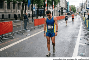 "Runners welcome. Walkers tolerated": a frase que a Nike retirou — e o que ela revela sobre o maior medo de quem corre maratona