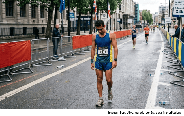 "Runners welcome. Walkers tolerated": a frase que a Nike retirou — e o que ela revela sobre o maior medo de quem corre maratona