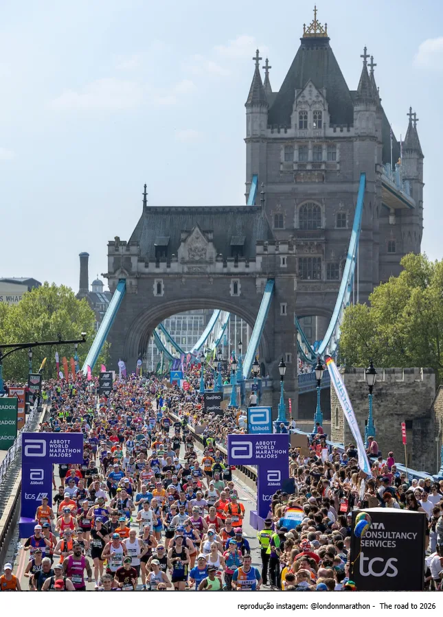 TCS London Marathon 2026: o que significa cruzar o The Mall e adicionar Londres à sua coleção de Majors