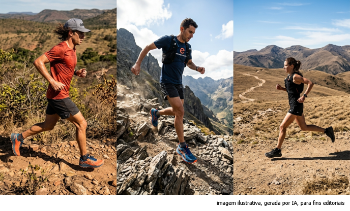 Olympikus Corre Trilha 3, Adidas Terrex Agravic Speed Ultra 2 e Asics Trabuco 14: qual tênis de trail é o seu?O mercado de corrida de montanha nunca teve opções tão diferentes na mesma prateleira. Entenda qual desses três modelos responde ao seu estilo de corrida, ao seu terreno e à sua distância