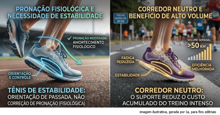 O terceiro vetor é o suporte de midfoot