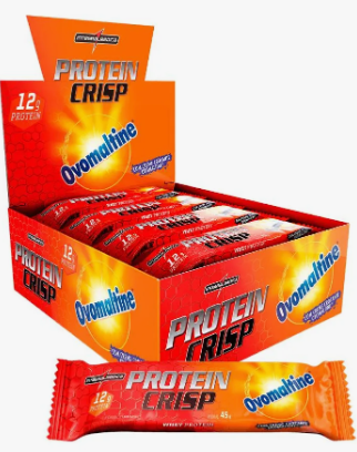 Barra Proteína Whey Crisp Bar 12 Unidades