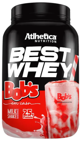 Best Whey 900g — Milkshake Morango Bob's