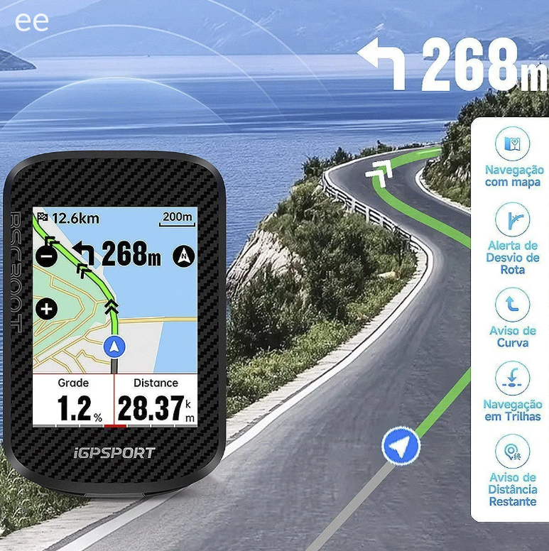 Ciclocomputador Com Gps Igpsport Bsc300t Bundle