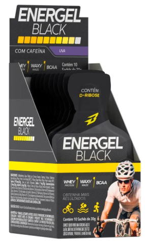Gel Energel Black 10 Sachês Bodyaction Uva