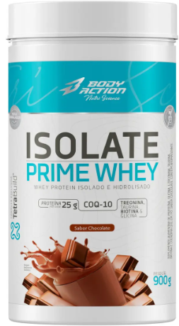Isolate Prime Whey 900g Chocolate Body Action