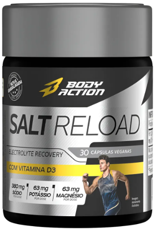 Salt Reload Cápsulas de Sal 30 Dias Bodyaction