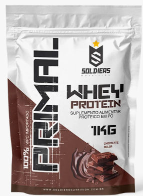 Whey Concentrado 1kg Chocolate Belga