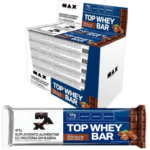 Barra de Proteína 12 Unidades Top Whey Bar Max Titanium