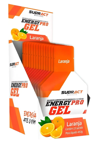 Energy Pro Gel Laranja 10 Sachês