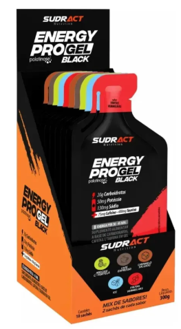 Energy Pro Gel Black 10 Sachês