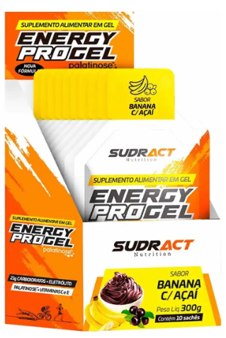 Gel Energy Pro Banana com Açaí 10 Sachês