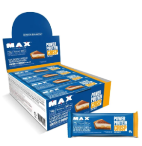 Power Protein Crisp Cx 12 Unid Max Titanium Sabor Banoffee
