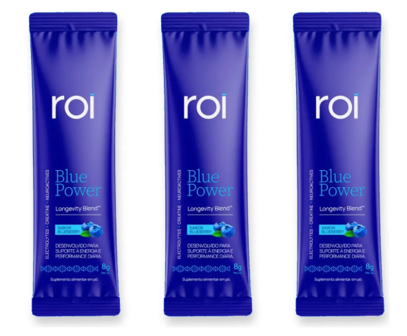 Roi® Bluepower (3sticks) Eletrólitos Suplemento Em Pó 3em1