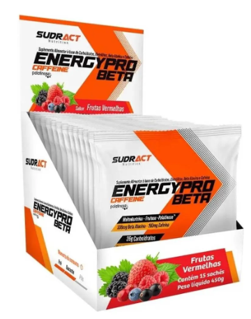 Energy Pro Beta Alanina + Cafeína Frutas Vermelhas