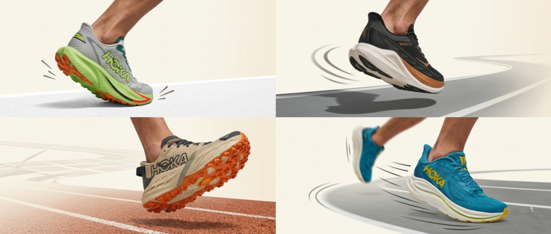 Quatro Hoka para quatro momentos do treino, o tênis que funciona na prova pode ser o pior no longão