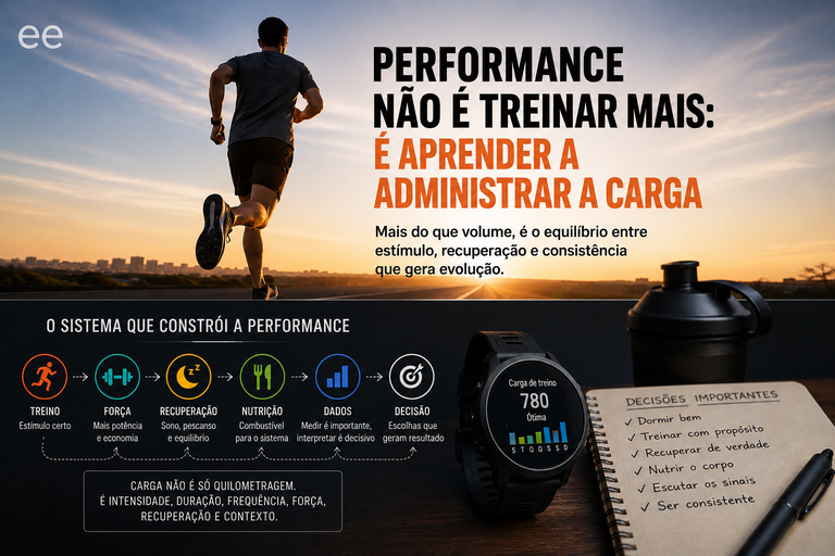 Performance não é treinar mais: é aprender a administrar a carga