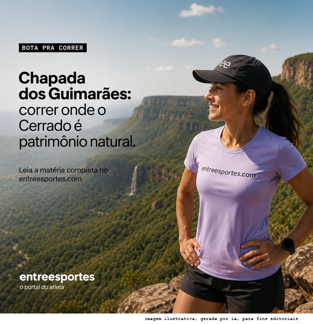 Bota pra Correr Chapada dos Guimarães: correr onde o Cerrado encontra a história da Terra