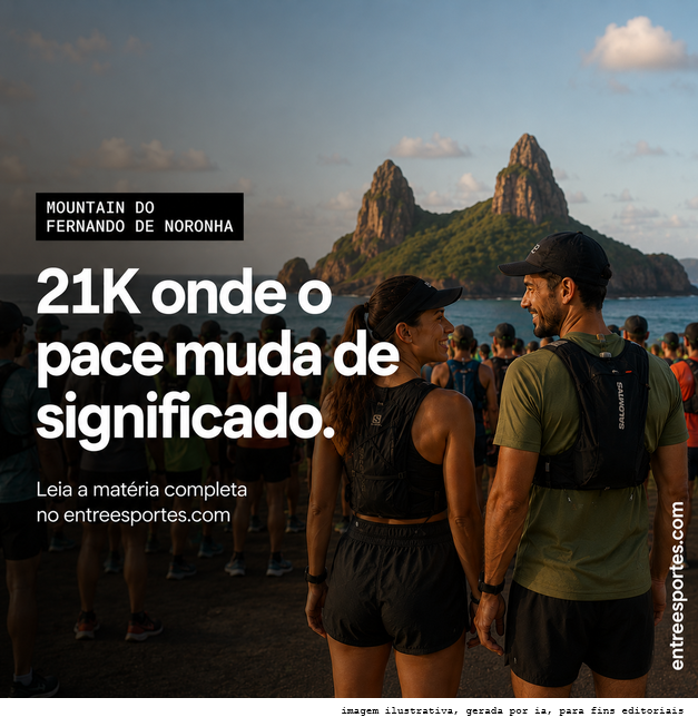 Mountain Do Fernando de Noronha: 21K onde o pace muda de significado