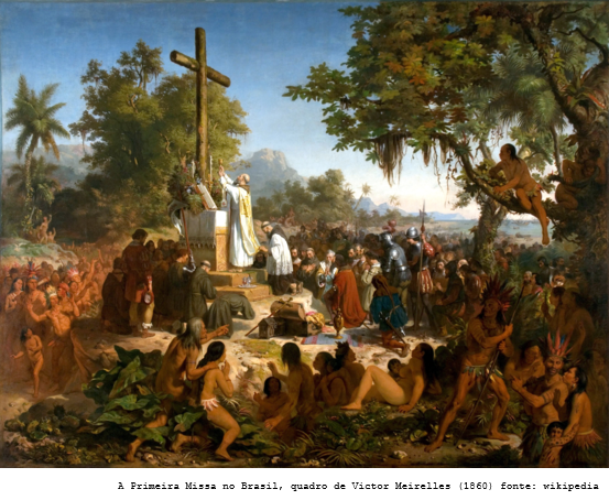 A Primeira Missa no Brasil, quadro de Victor Meirelles (1860)