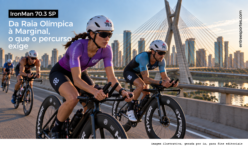 Ironman 70.3 São Paulo 2026: uma prova de ritmo entre a Raia, a Marginal e a USP