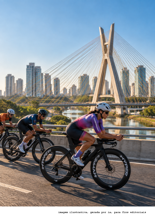 Na bike, percepção vira trajetória