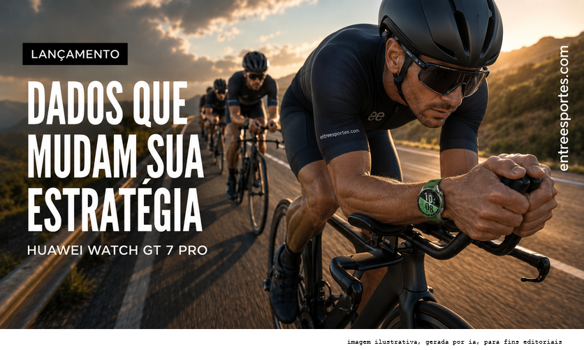 HUAWEI WATCH GT 7 PRO: UM RELÓGIO QUE QUER SAIR DO PULSO E ENTRAR NA ESTRATÉGIA DO ATLETA