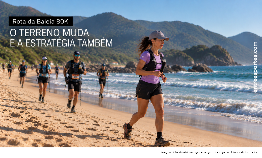 Rota da Baleia 80K: a estratégia muda quando o piso começa a cobrar das pernas
