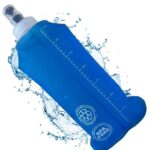 Garrafa Hiratação Silicone Soft Flash Azul 500ml