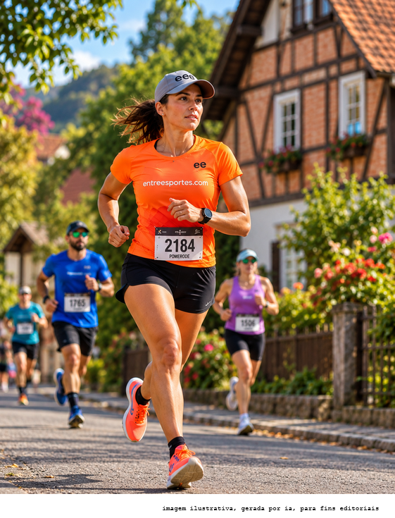 Correr entre o centro e a Rota Enxaimel muda a experiência da maratona