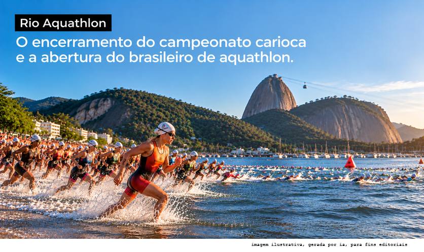 Rio Aquathlon Fortaleza de São João 2026: a abertura do Brasileiro coloca o Campeonato Carioca em outra disputa