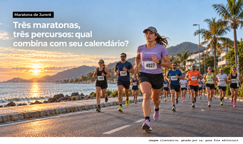 Três maratonas em Florianópolis, três percursos e uma decisão de calendário
