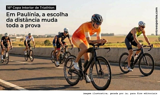 Copa Interior leva triathlon, duathlon e aquathlon a Paulínia e muda a decisão do atleta antes da largada